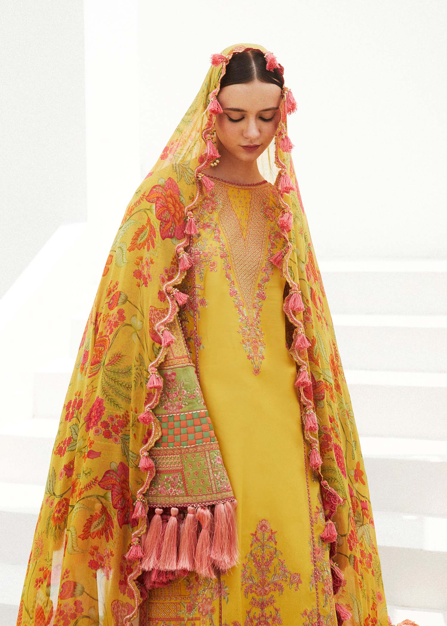 Hussain Rehar | Eid Luxury Lawn SS/24 | EUPHORIA - by - Libasekhas UK - Registered Vendor of : Hussain Rehar - 100% Original Designer Dresss
