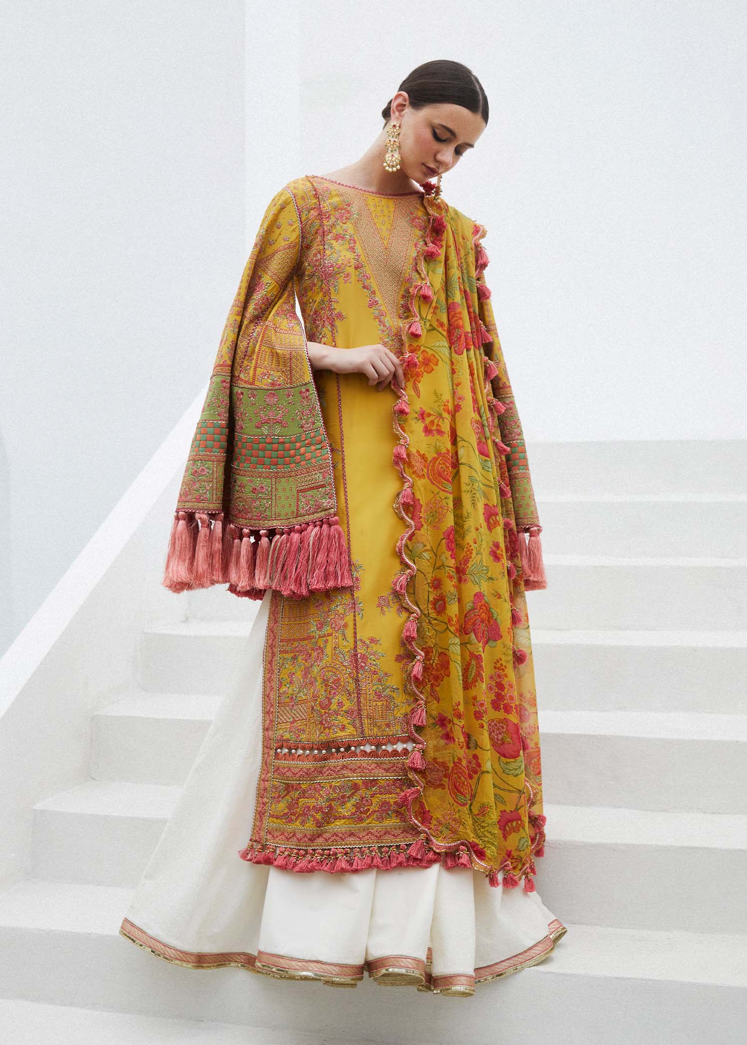 Hussain Rehar | Eid Luxury Lawn SS/24 | EUPHORIA - by - Libasekhas UK - Registered Vendor of : Hussain Rehar - 100% Original Designer Dresss