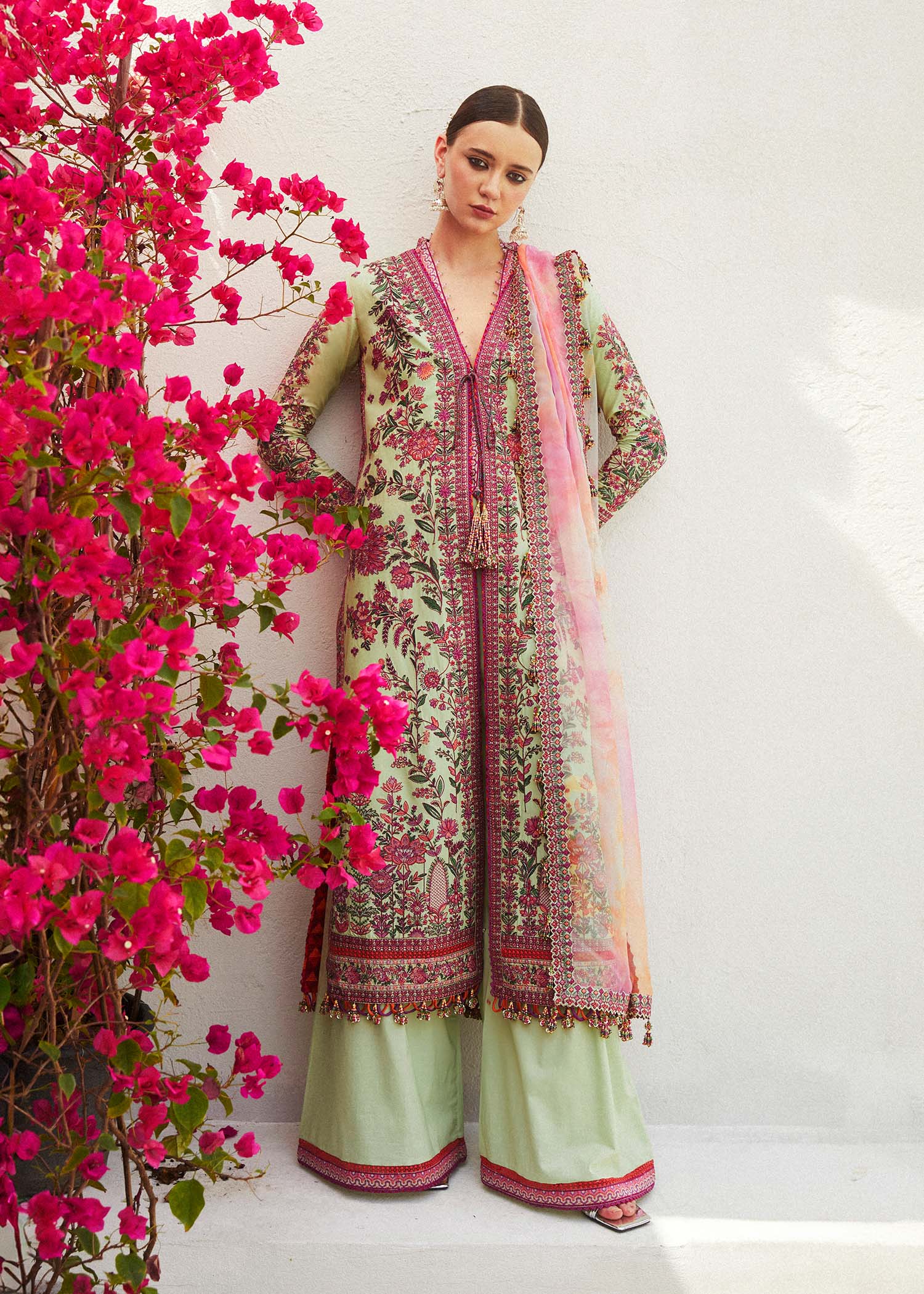 Hussain Rehar | Eid Luxury Lawn SS/24 | Eira - by - Libasekhas UK - Registered Vendor of : Hussain Rehar - 100% Original Designer Dresss