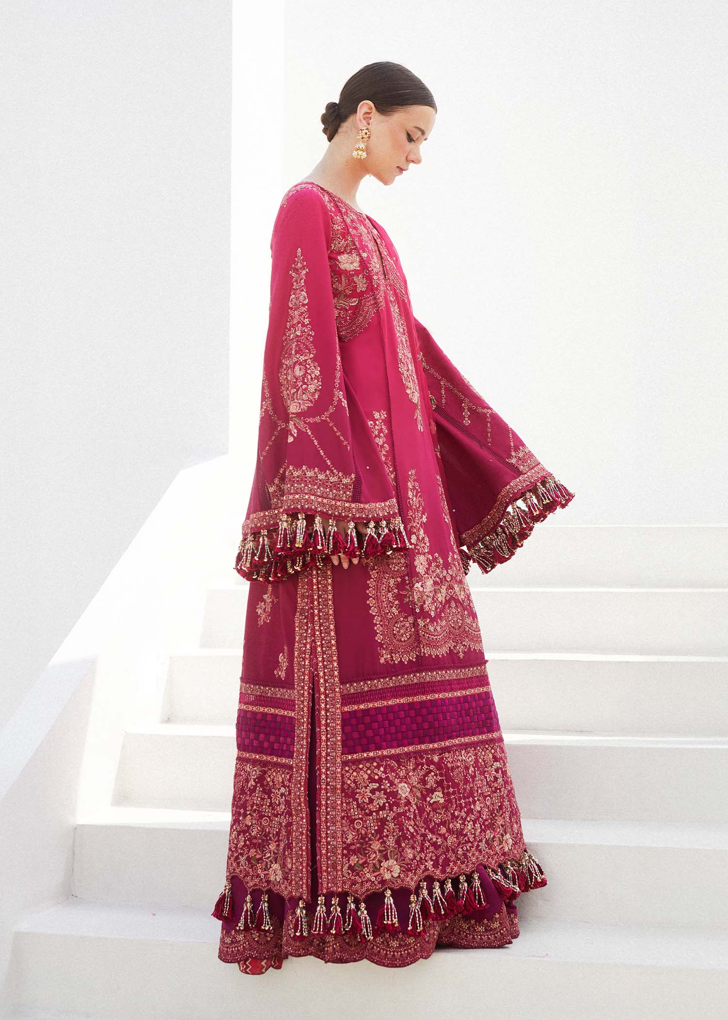 Hussain Rehar | Eid Luxury Lawn SS/24 | Nora - by - Libasekhas UK - Registered Vendor of : Hussain Rehar - 100% Original Designer Dresss