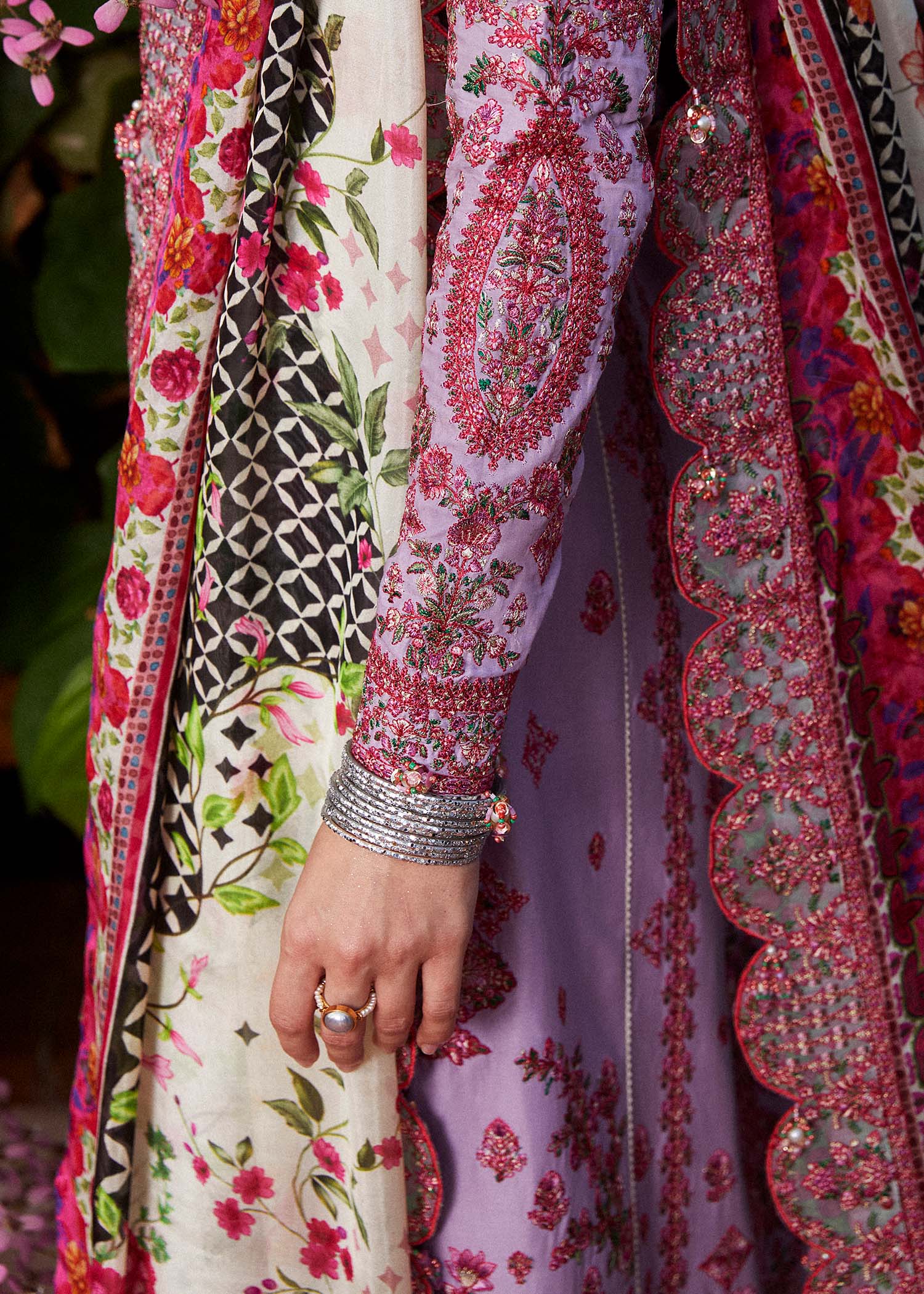 Hussain Rehar | Eid Luxury Lawn SS/24 | Ayzel - by - Libasekhas UK - Registered Vendor of : Hussain Rehar - 100% Original Designer Dresss