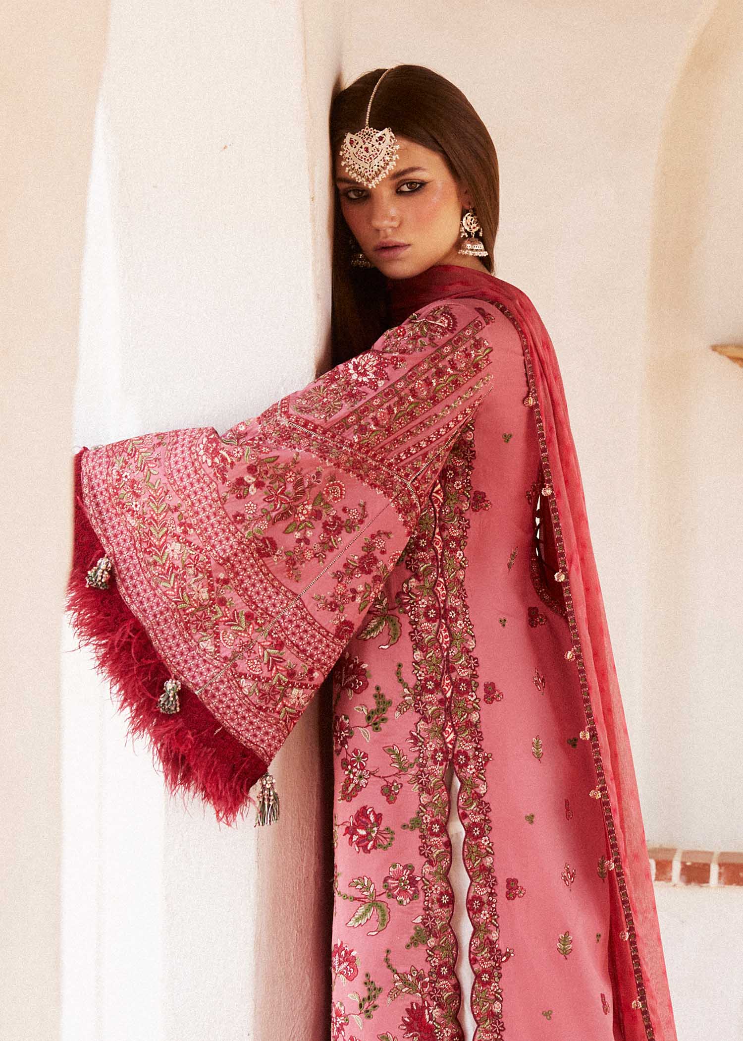 Hussain Rehar | Eid Luxury Lawn SS/24 | Layla - by - Libasekhas UK - Registered Vendor of : Hussain Rehar - 100% Original Designer Dresss