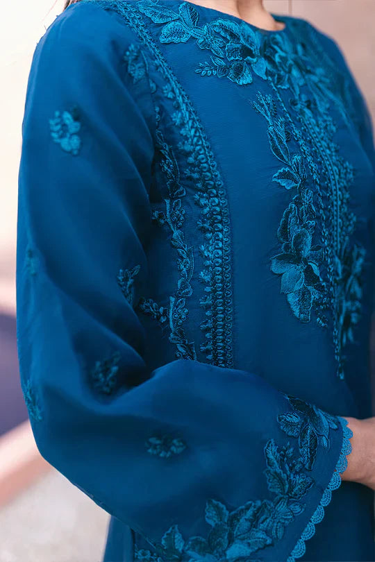 Azure | Embroidered Ensembles 3 Pcs | Hydrangea Hues - by - Libasekhas UK - Registered Vendor of : Azure - 100% Original Designer Dresss