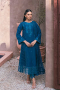Azure | Embroidered Ensembles 3 Pcs | Hydrangea Hues - by - Libasekhas UK - Registered Vendor of : Azure - 100% Original Designer Dresss