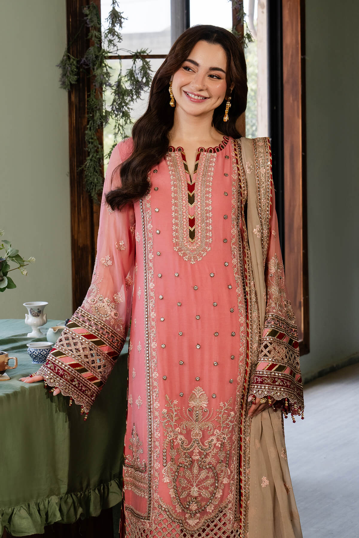 Imrozia Premium | Naina Chiffon | I-189 Aainaa - by - Libasekhas UK - Registered Vendor of : Imrozia Premium - 100% Original Designer Dresss