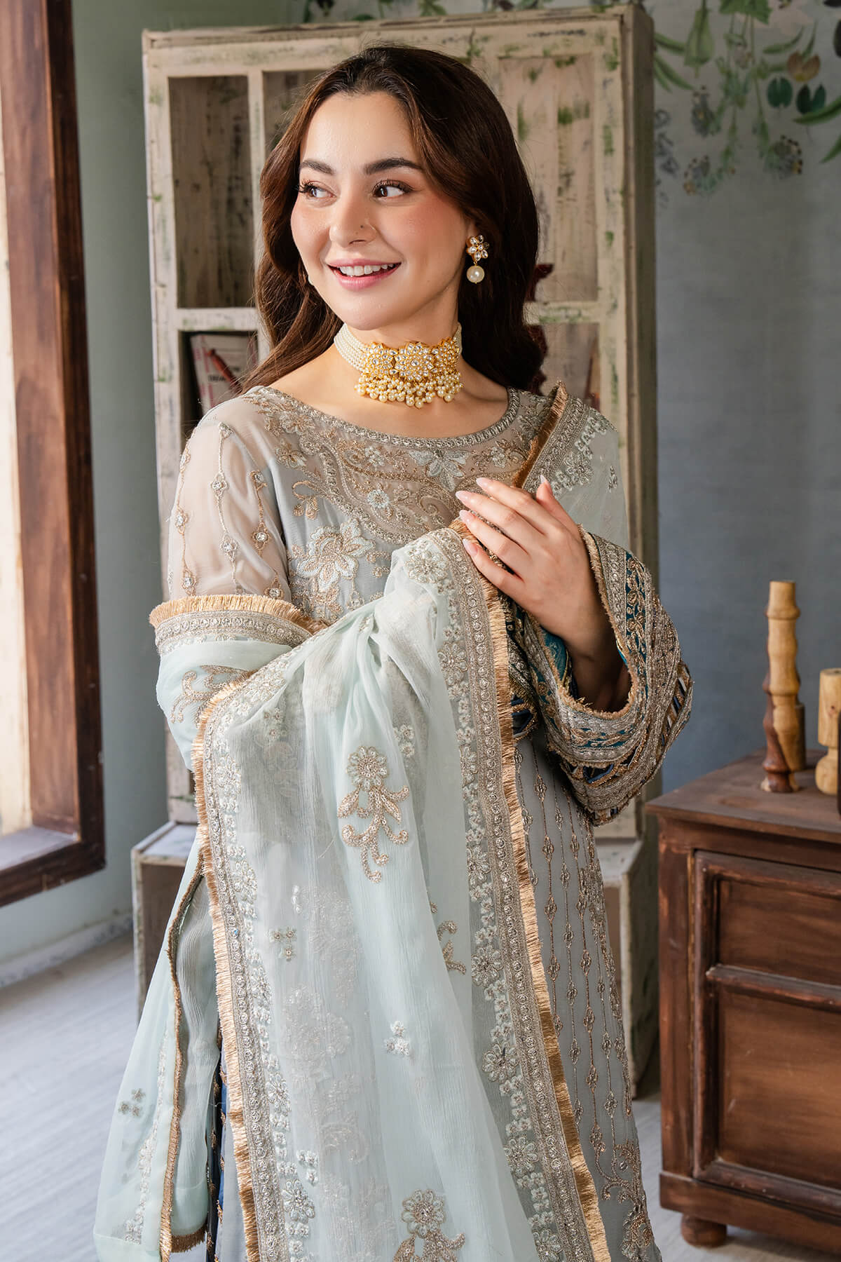 Imrozia Premium | Naina Chiffon | I-190 Rumman - by - Libasekhas UK - Registered Vendor of : Imrozia Premium - 100% Original Designer Dresss