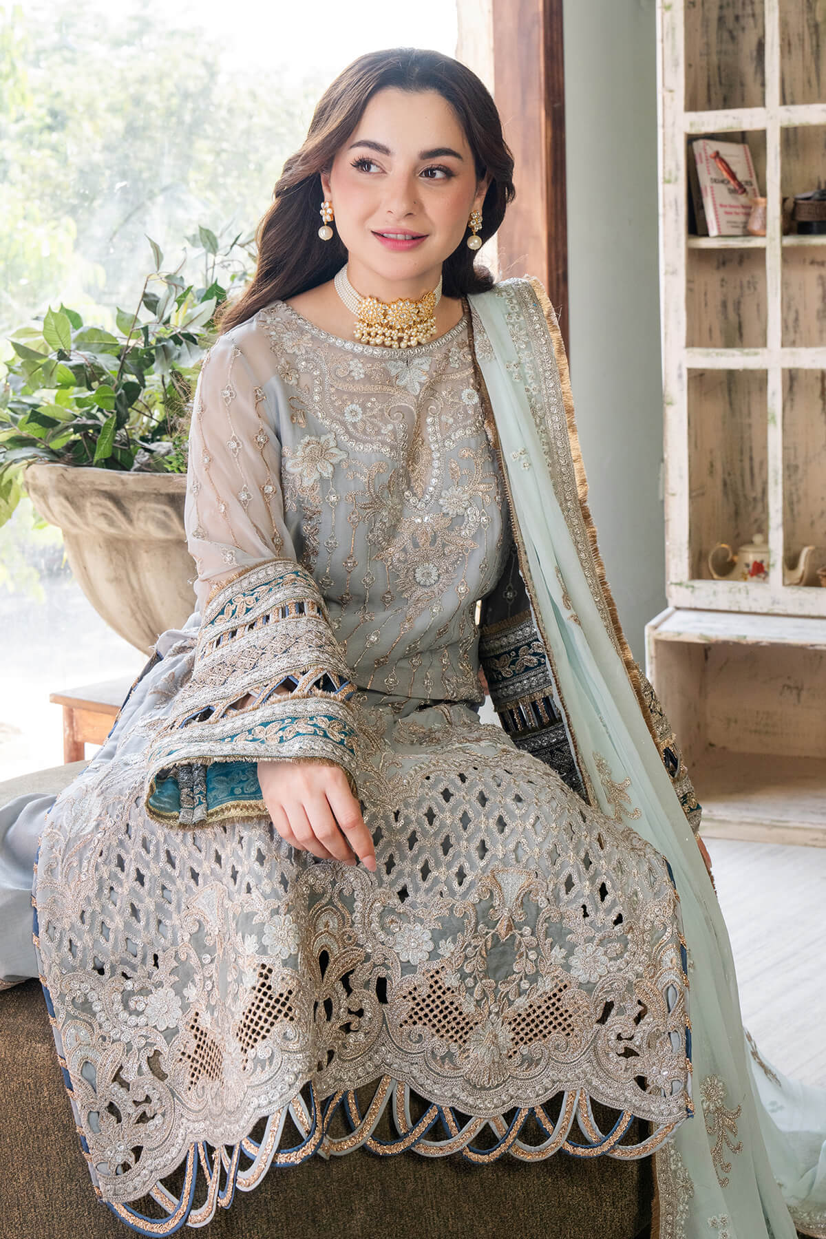Imrozia Premium | Naina Chiffon | I-190 Rumman - by - Libasekhas UK - Registered Vendor of : Imrozia Premium - 100% Original Designer Dresss