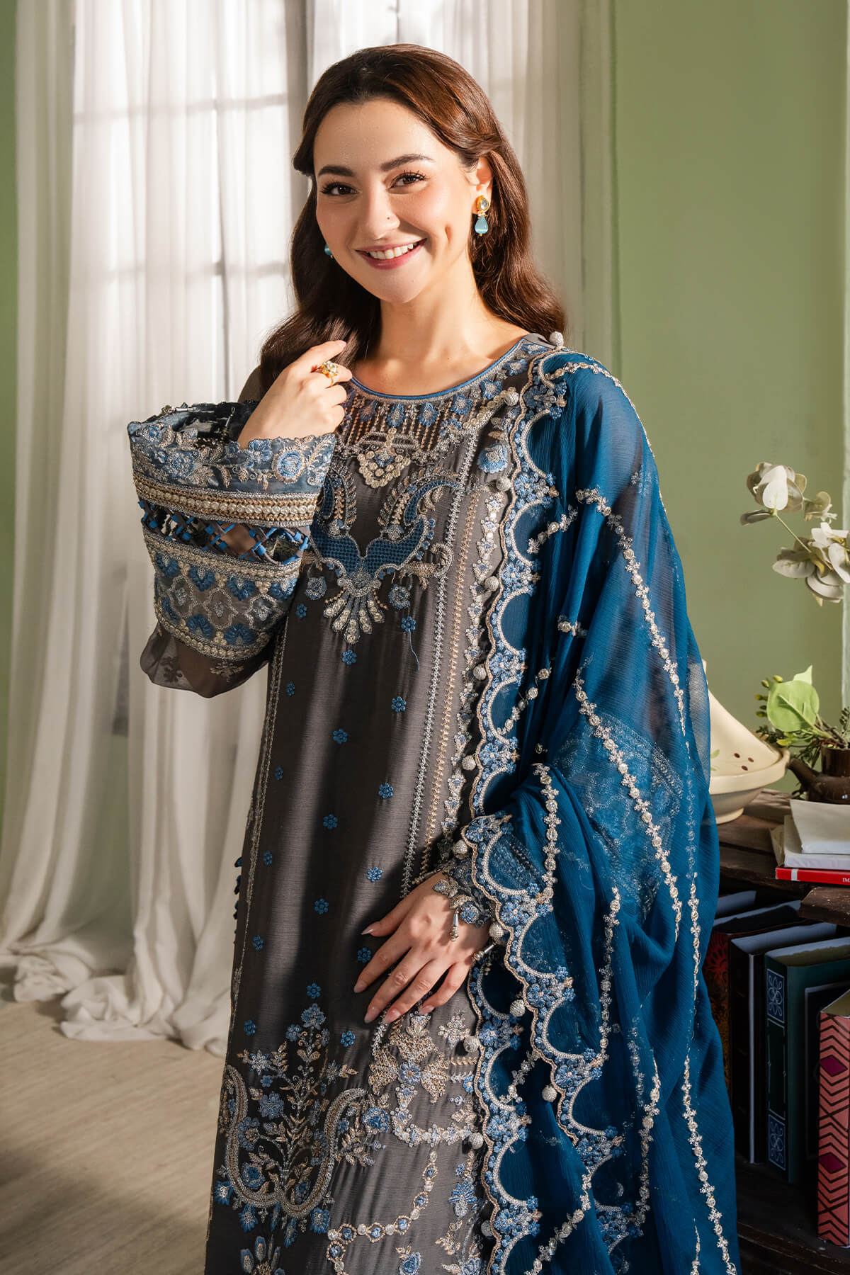 Imrozia Premium | Naina Chiffon | I-192 Nazaha - by - Libasekhas UK - Registered Vendor of : Imrozia Premium - 100% Original Designer Dresss