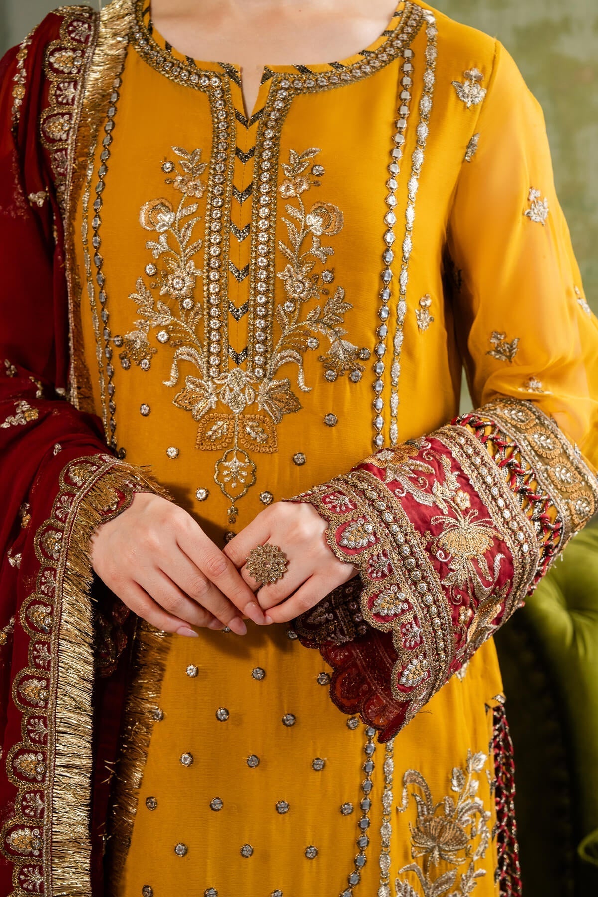 Imrozia Premium | Naina Chiffon | I-196 Naaz - by - Libasekhas UK - Registered Vendor of : Imrozia Premium - 100% Original Designer Dresss