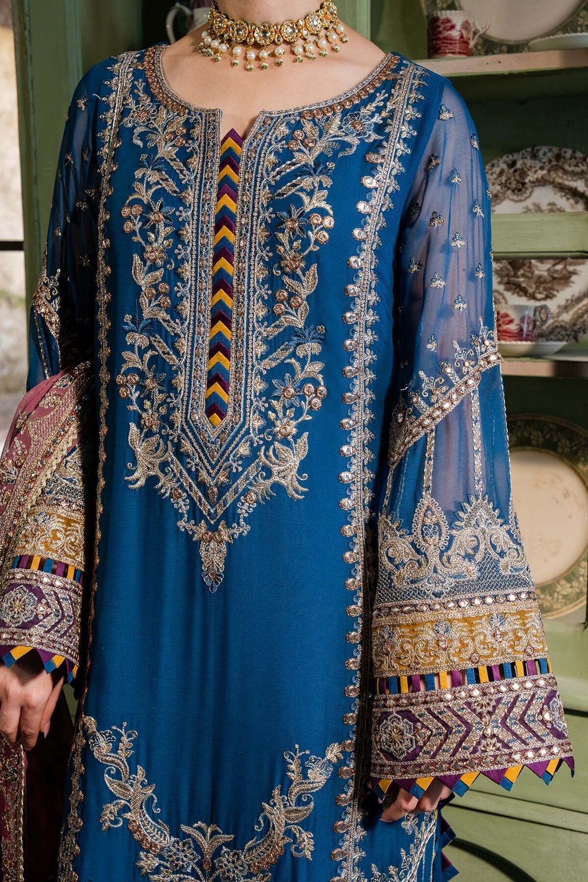 Imrozia Premium | Naina Chiffon | I-197 Afsa - by - Libasekhas UK - Registered Vendor of : Imrozia Premium - 100% Original Designer Dresss
