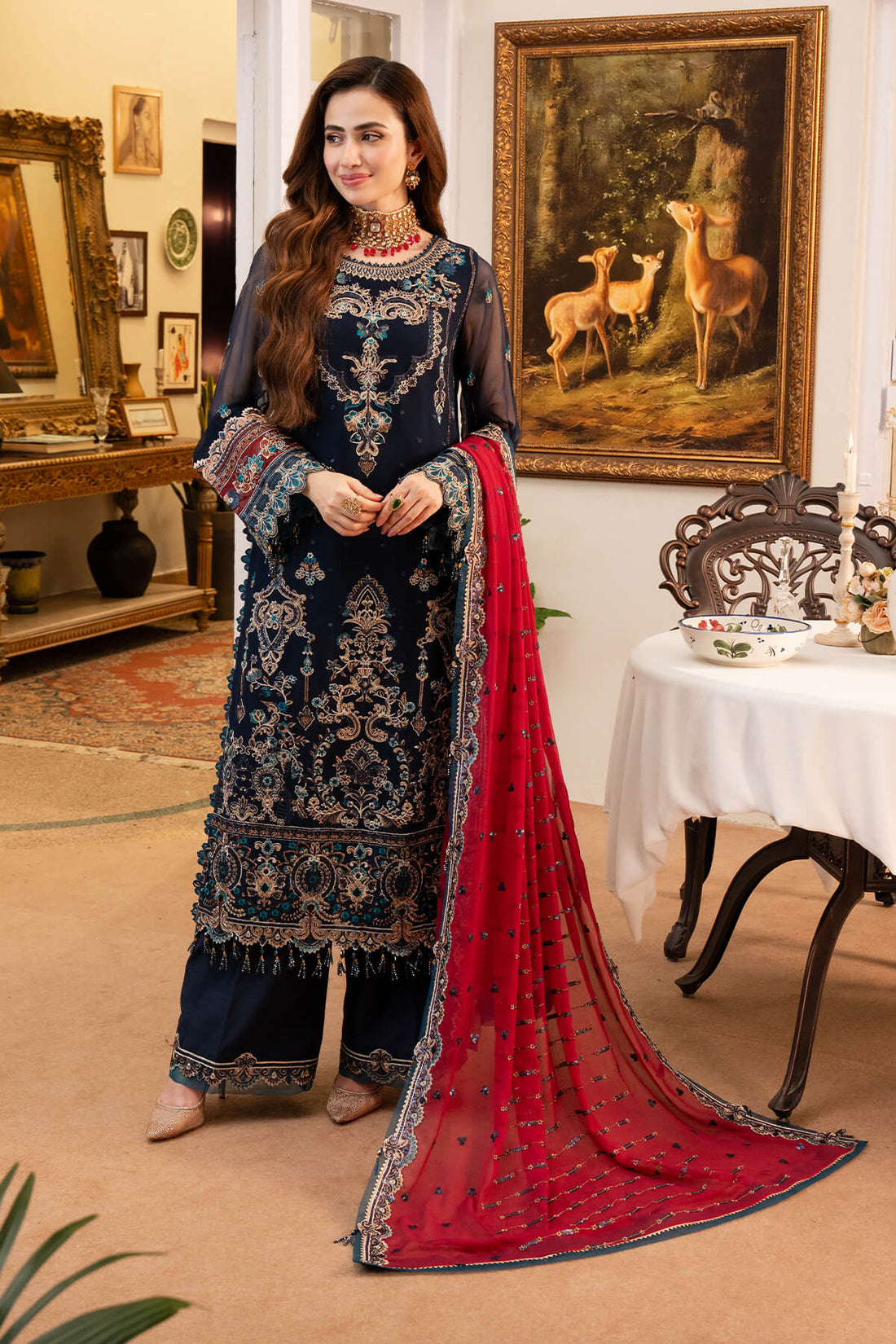Imrozia Premium | Noor Jahan Formals | I-201 Husn - by - Libasekhas UK - Registered Vendor of : Imrozia Premium - 100% Original Designer Dresss