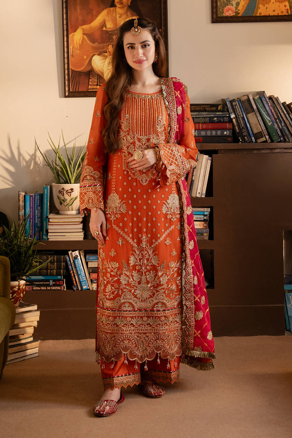 Imrozia Premium | Noor Jahan Formals | I-203 Gul - by - Libasekhas UK - Registered Vendor of : Imrozia Premium - 100% Original Designer Dresss