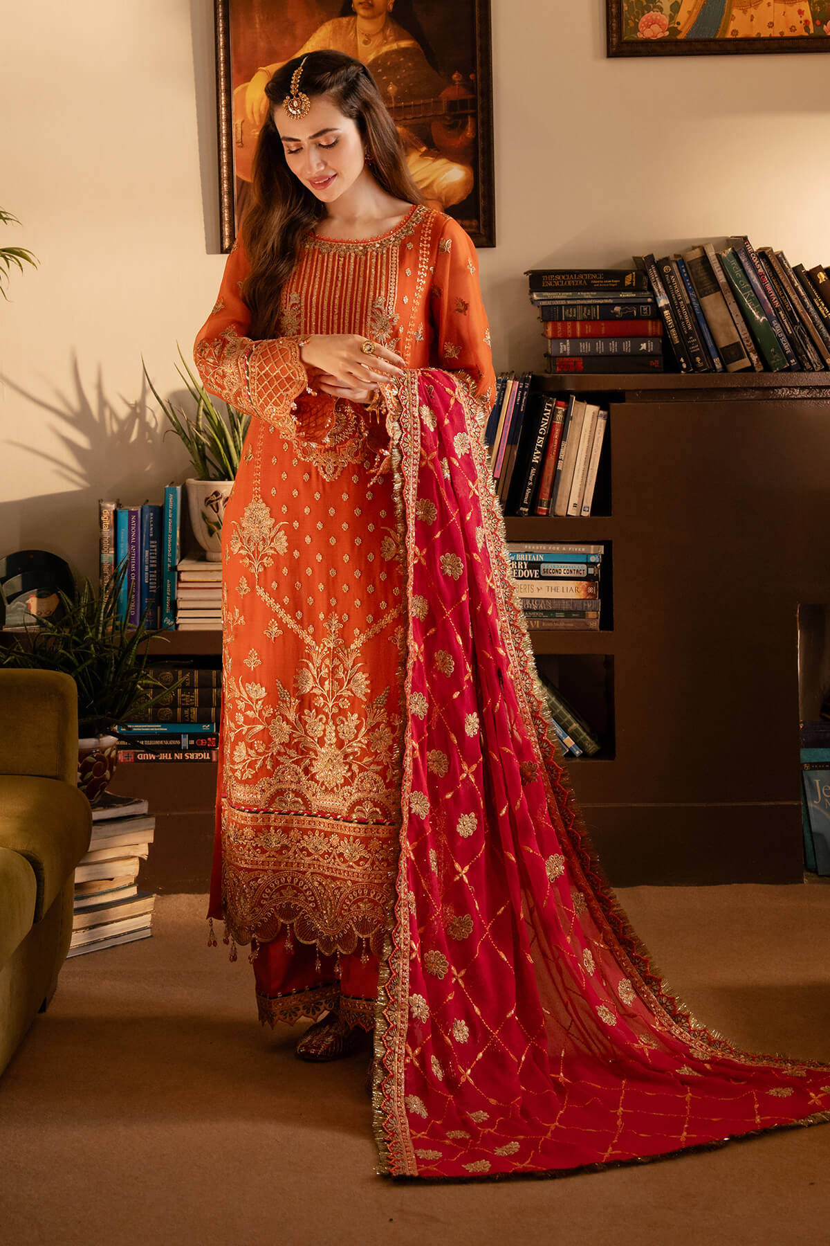 Imrozia Premium | Noor Jahan Formals | I-203 Gul - by - Libasekhas UK - Registered Vendor of : Imrozia Premium - 100% Original Designer Dresss