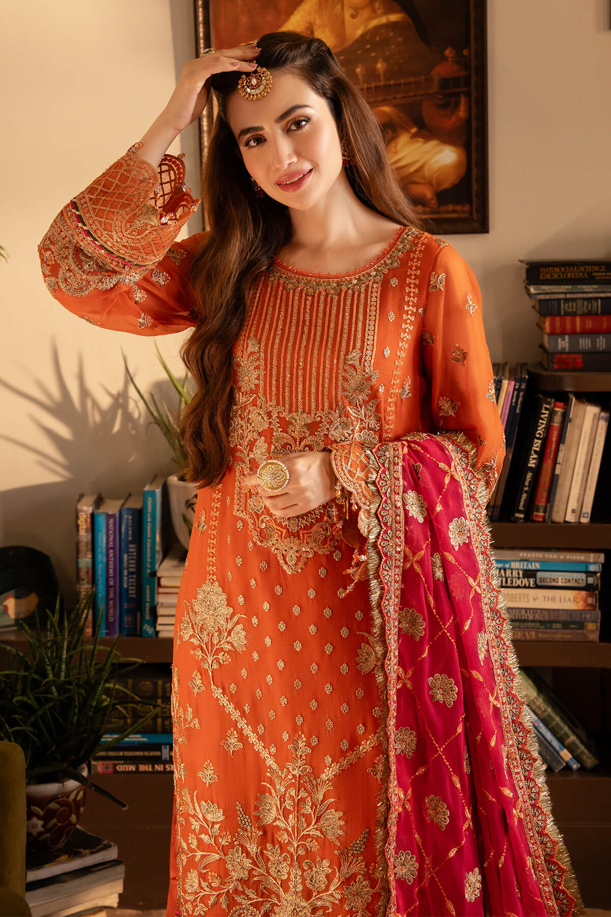 Imrozia Premium | Noor Jahan Formals | I-203 Gul - by - Libasekhas UK - Registered Vendor of : Imrozia Premium - 100% Original Designer Dresss
