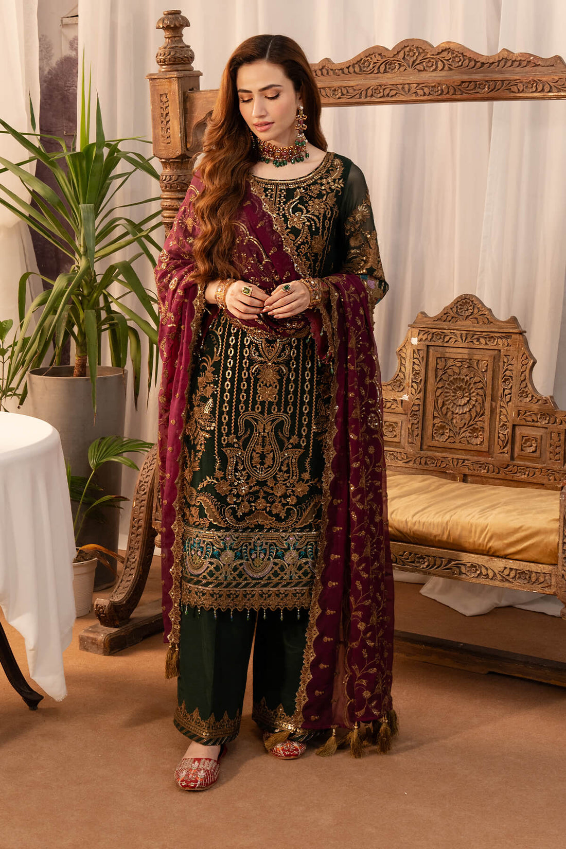 Imrozia Premium | Noor Jahan Formals | I-204 Mehak - by - Libasekhas UK - Registered Vendor of : Imrozia Premium - 100% Original Designer Dresss