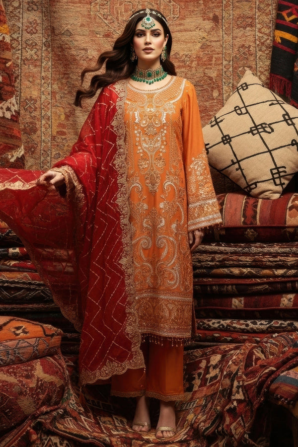 Imrozia Premium | Mehr e Mah | I-244 Esmara - by Libasekhas UK - Registered Vendor of : Imrozia Premium - 100% Original Designer Dress