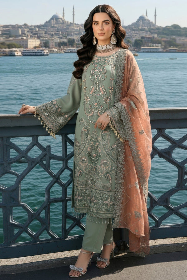 Imrozia Premium | Mehr e Mah | I-245 Dilara Sultan - by Libasekhas UK - Registered Vendor of : Imrozia Premium - 100% Original Designer Dress