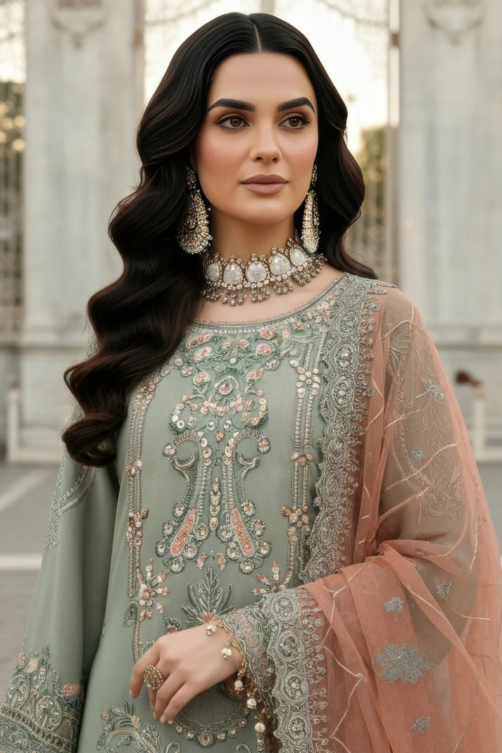Imrozia Premium | Mehr e Mah | I-245 Dilara Sultan - by Libasekhas UK - Registered Vendor of : Imrozia Premium - 100% Original Designer Dress