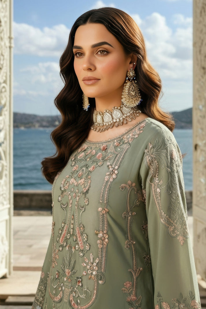 Imrozia Premium | Mehr e Mah | I-245 Dilara Sultan - by Libasekhas UK - Registered Vendor of : Imrozia Premium - 100% Original Designer Dress