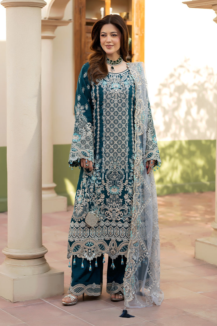Imrozia Premium | Baad e Saba | I-267 Zarqash - by Libasekhas UK - Registered Vendor of : Imrozia Premium - 100% Original Designer Dress