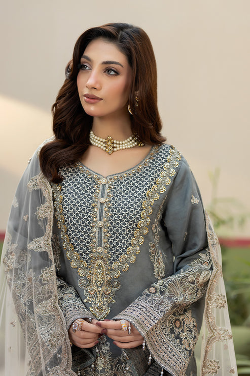 Imrozia Premium | Baad e Saba | I-269 Sukoon - by Libasekhas UK - Registered Vendor of : Imrozia Premium - 100% Original Designer Dress
