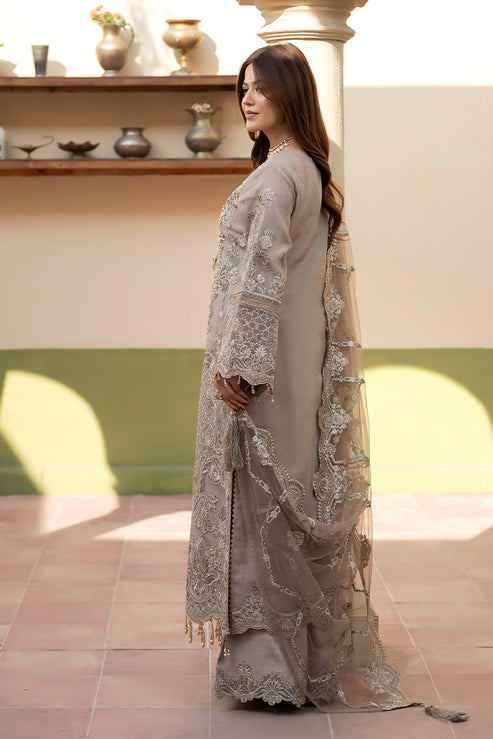 Imrozia Premium | Baad e Saba | I-270 Samak - by Libasekhas UK - Registered Vendor of : Imrozia Premium - 100% Original Designer Dress