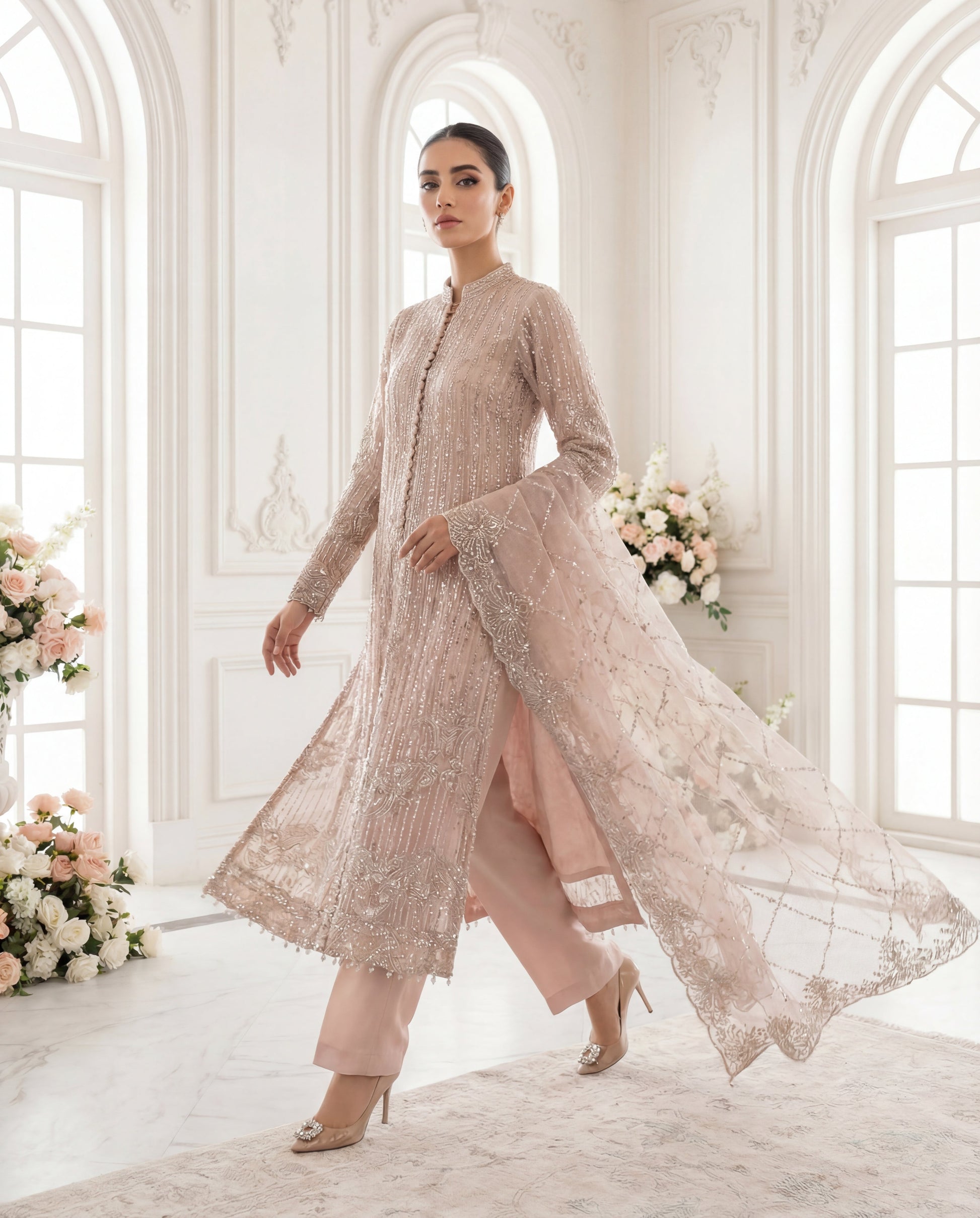 Threads and Motifs | Formal Outfits | 10480.2 - by Libasekhas UK - Registered Vendor of : Threads and Motifs - 100% Original Designer Dress