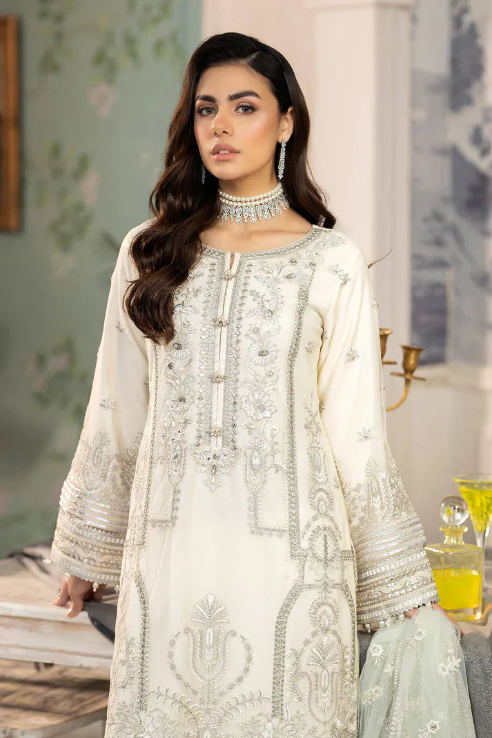 Imrozia Premium | Baad e Saba Pret Luxury Eid Collection | I.P-35 Aaghosh - by - Libasekhas UK - Registered Vendor of : Imrozia Premium - 100% Original Designer Dresss