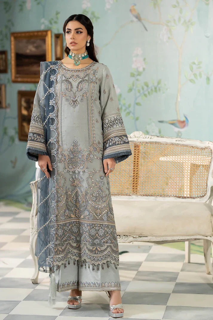 Imrozia Premium | Baad e Saba Pret Luxury Eid Collection | I.P-37 Khushboo - by - Libasekhas UK - Registered Vendor of : Imrozia Premium - 100% Original Designer Dresss