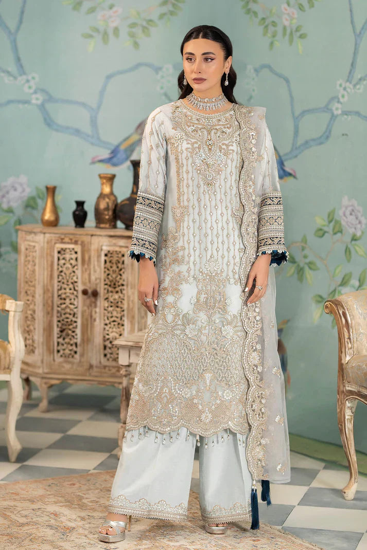 Imrozia Premium | Baad e Saba Pret Luxury Eid Collection | I.P-41 Bareeze - by - Libasekhas UK - Registered Vendor of : Imrozia Premium - 100% Original Designer Dresss