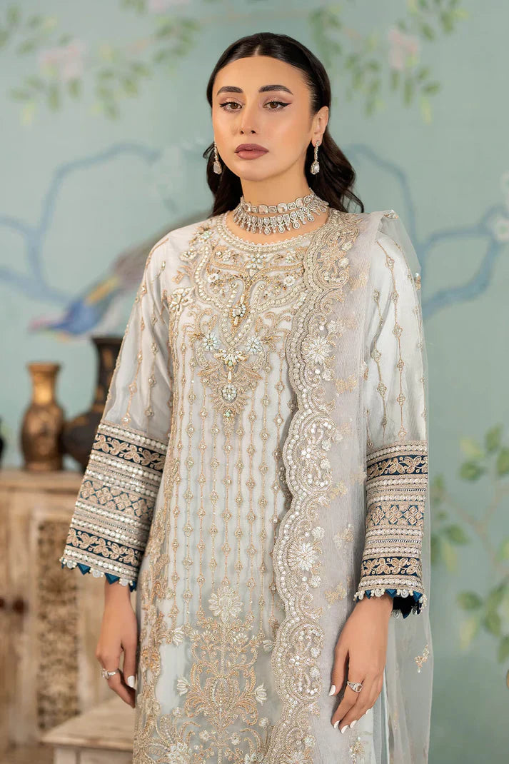 Imrozia Premium | Baad e Saba Pret Luxury Eid Collection | I.P-41 Bareeze - by - Libasekhas UK - Registered Vendor of : Imrozia Premium - 100% Original Designer Dresss