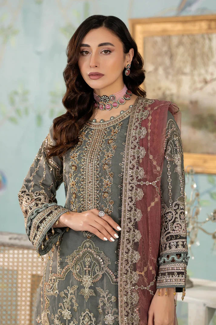 Imrozia Premium | Baad e Saba Pret Luxury Eid Collection | I.P-42 Roshni - by - Libasekhas UK - Registered Vendor of : Imrozia Premium - 100% Original Designer Dresss