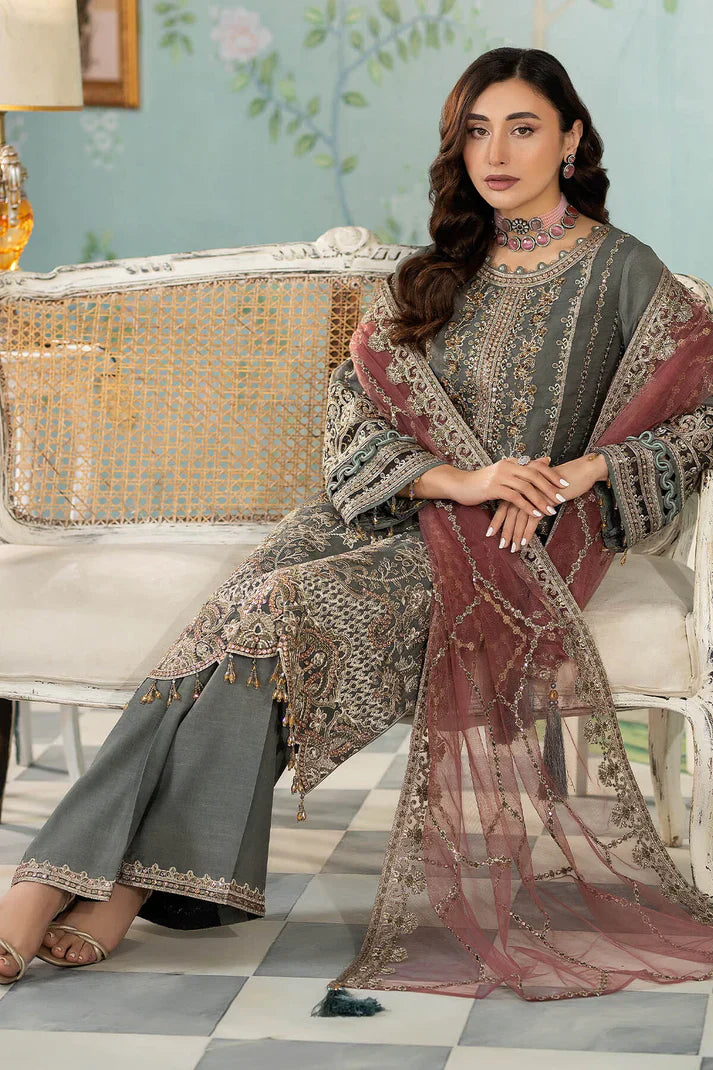 Imrozia Premium | Baad e Saba Pret Luxury Eid Collection | I.P-42 Roshni - by - Libasekhas UK - Registered Vendor of : Imrozia Premium - 100% Original Designer Dresss