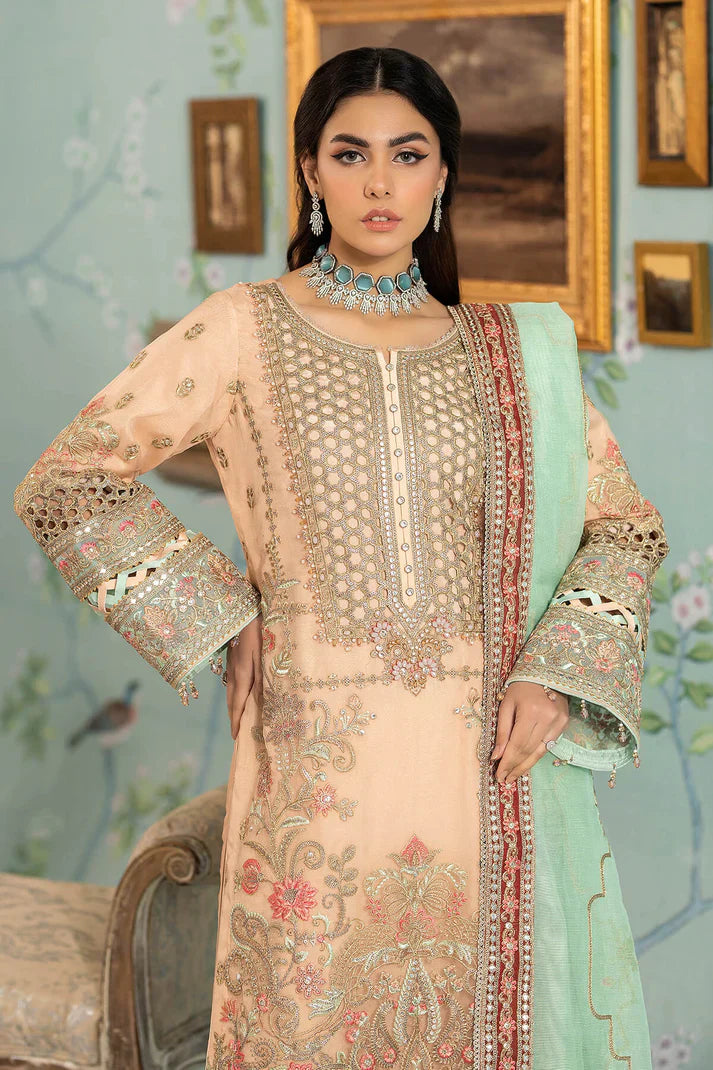 Imrozia Premium | Baad e Saba Pret Luxury Eid Collection | I.P-44 Zephyr - by - Libasekhas UK - Registered Vendor of : Imrozia Premium - 100% Original Designer Dresss