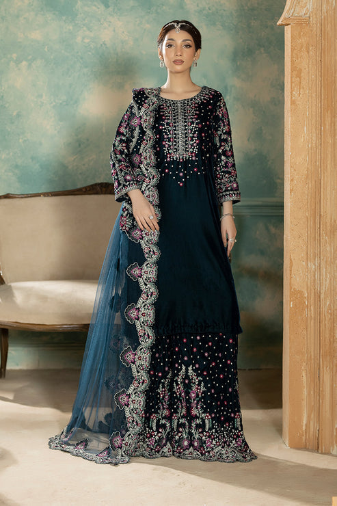 Imrozia Premium | Rukh e Makhmal |  Aabroo - by Libasekhas UK - Registered Vendor of : Imrozia Premium - 100% Original Designer Dress