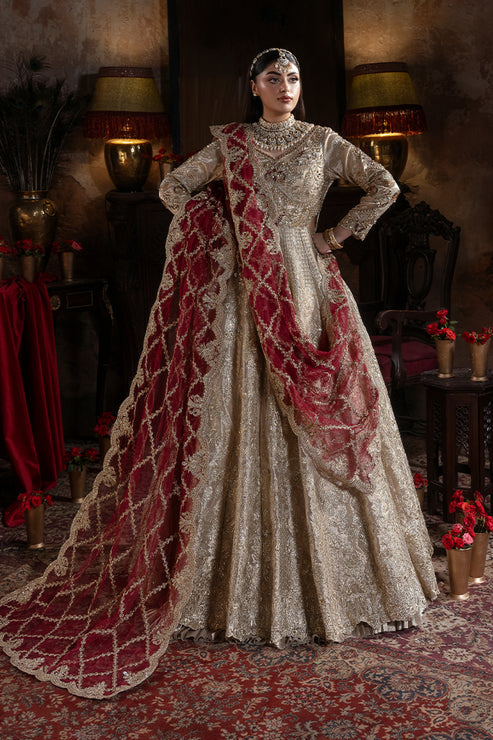 Imrozia Premium | Noor e Naaz Bridals 25 | IB-53 Shahkar - by Libasekhas UK - Registered Vendor of : Imrozia Premium - 100% Original Designer Dress