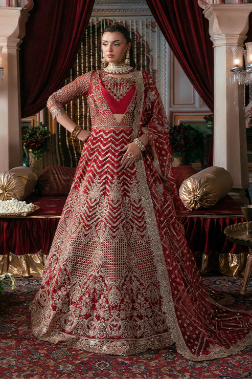 Imrozia Premium | Noor e Naaz Bridals 25 | IB-54 Zeenat - by Libasekhas UK - Registered Vendor of : Imrozia Premium - 100% Original Designer Dress