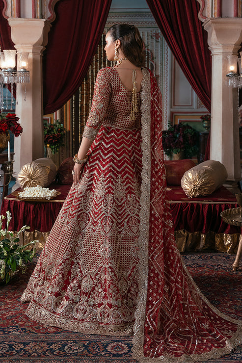 Imrozia Premium | Noor e Naaz Bridals 25 | IB-54 Zeenat - by Libasekhas UK - Registered Vendor of : Imrozia Premium - 100% Original Designer Dress