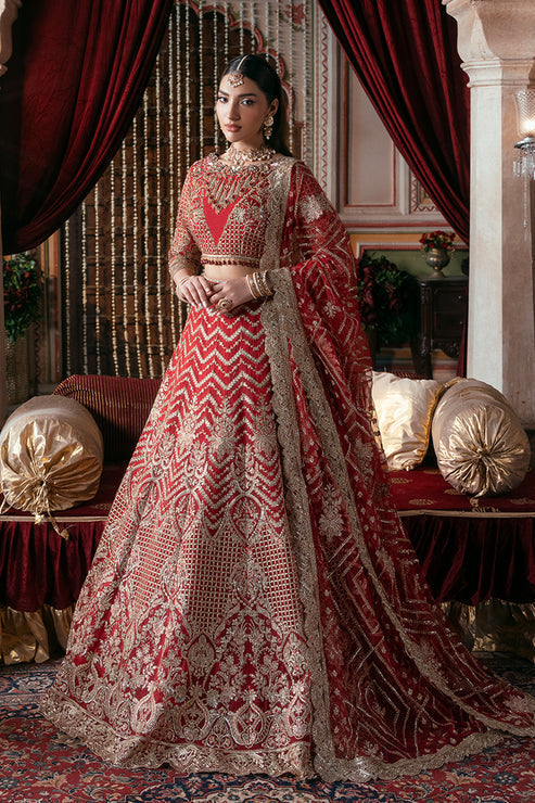 Imrozia Premium | Noor e Naaz Bridals 25 | IB-54 Zeenat - by Libasekhas UK - Registered Vendor of : Imrozia Premium - 100% Original Designer Dress