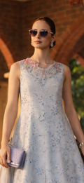 Saadia Asad | Luxuru Eid Schiffli Laserkari 26 | D10 - B - Roselle - by Libasekhas UK - Registered Vendor of : Saadia Asad - 100% Original Designer Dress