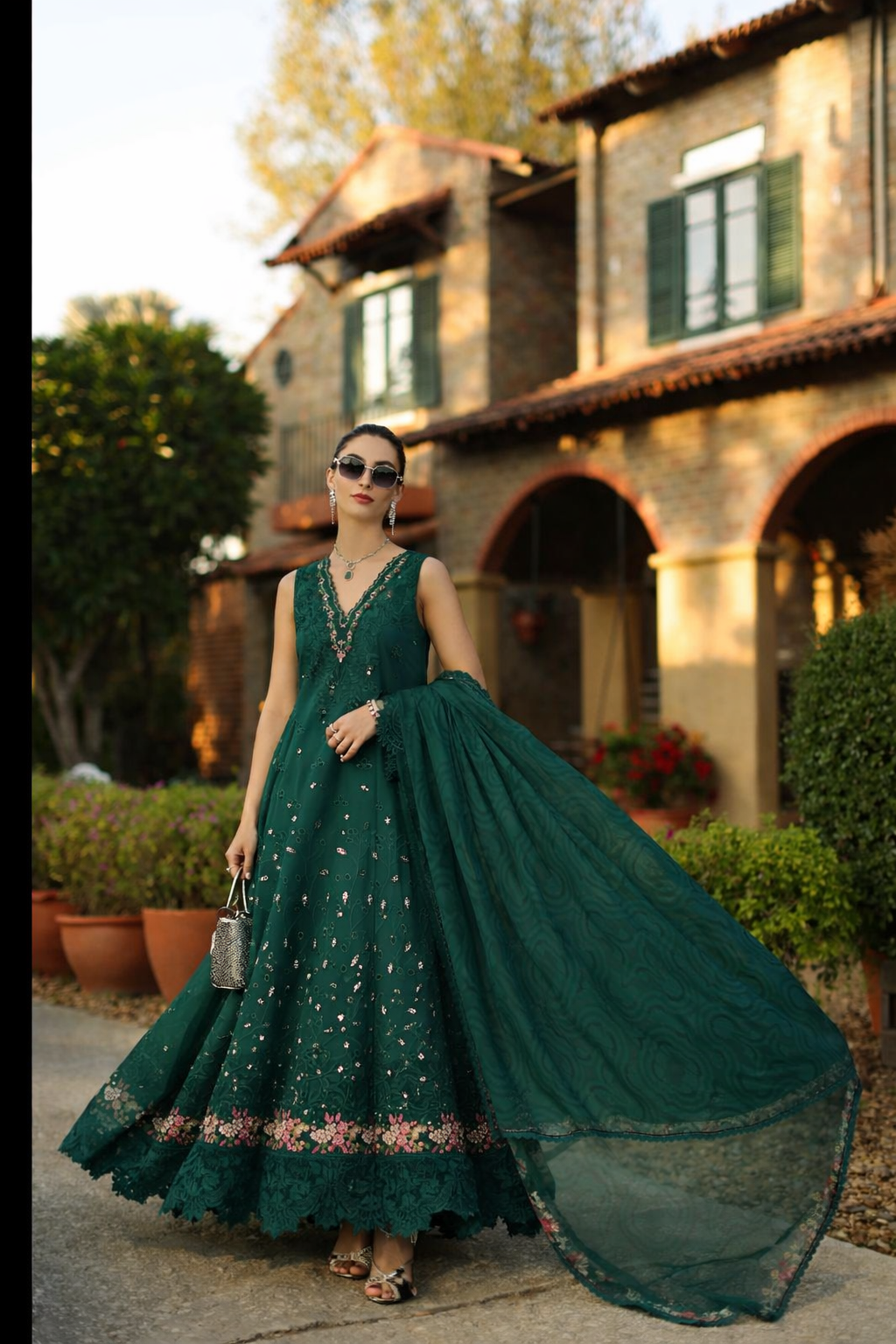 Saadia Asad | Luxury Eid Schiffli Laserkari 26 |D6 - B - Zelina - by Libasekhas UK - Registered Vendor of : Saadia Asad - 100% Original Designer Dress
