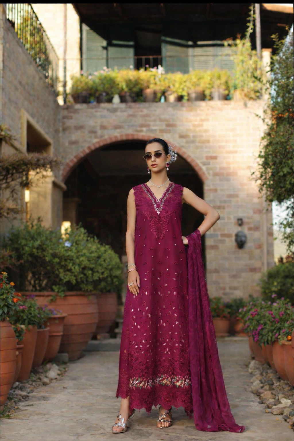 Saadia Asad | Luxury Eid Schiffli Laserkari 26 | D6 - A - Zelina - by Libasekhas UK - Registered Vendor of : Saadia Asad - 100% Original Designer Dress
