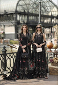 Noor by Saadia Asad | Eid Luxe Chikankari 26 | D5 -Cross stitch Black - by Libasekhas UK - Registered Vendor of : Noor by Saadia Asad - 100% Original Designer Dress