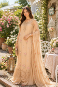 Noor by Saadia Asad | Noor Eid Printskhas 26 |D13  Blush Peach - by Libasekhas - Registered Vendor of : Noor by Saadia Asad - 100% Original Designer Dress