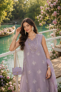 Noor by Saadia Asad | Noor Eid Printskhas 26 | D4  Lavender Lights - by Libasekhas - Registered Vendor of : Noor by Saadia Asad - 100% Original Designer Dress