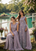 Noor by Saadia Asad | Noor Eid Printskhas 26 | D4  Lavender Lights - by Libasekhas - Registered Vendor of : Noor by Saadia Asad - 100% Original Designer Dress