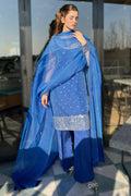 Hana | Signature Series | Azure - by - Libasekhas UK - Registered Vendor of : Hana - 100% Original Designer Dresss