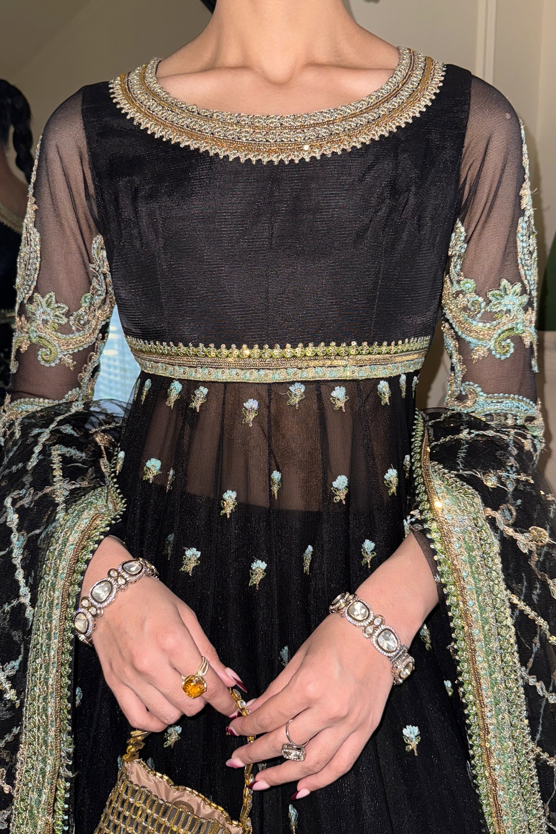 Erum Khan | The Formal Edit | Fit 04 - by Libasekhas UK - Registered Vendor of : Erum khan - 100% Original Designer Dress