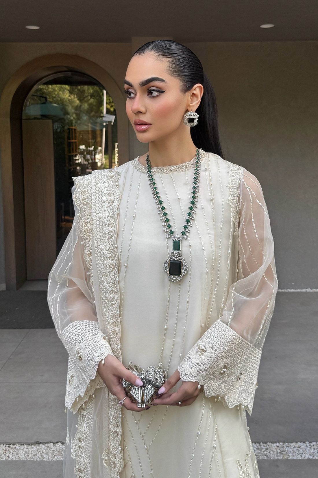 Erum Khan | The Formal Edit | Fit 02 - by Libasekhas UK - Registered Vendor of : Erum khan - 100% Original Designer Dress