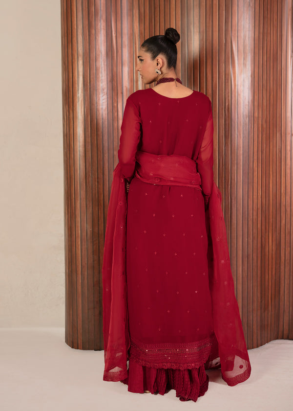 MNR | Ankh Macholi Festive Edit | SURKHI - by - Libasekhas UK - Registered Vendor of : MNR - 100% Original Designer Dresss